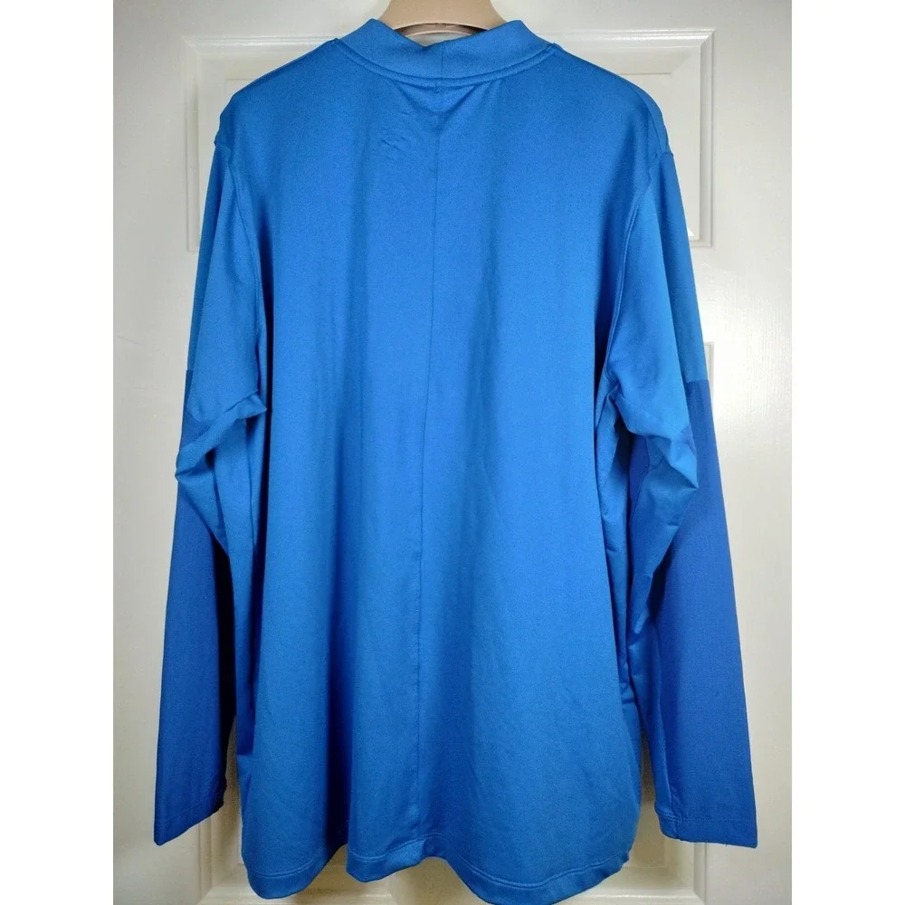 Nike Dri-Fit Women's Quarter Zip Pullover Blue Size 3XL NWT Performance Top